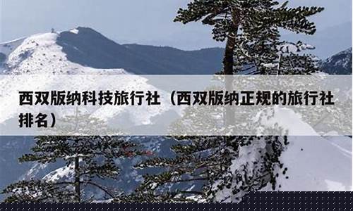 西双版纳正规的旅行社排名-西双版纳旅游有限公司
