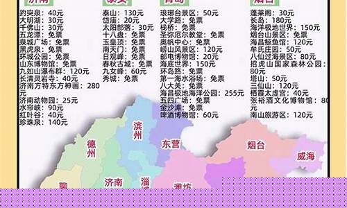 山东旅游路线-山东旅游路线地图