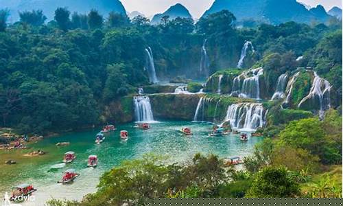 广西德天瀑布旅游攻略路线-广西德天瀑布旅游攻略路线图片